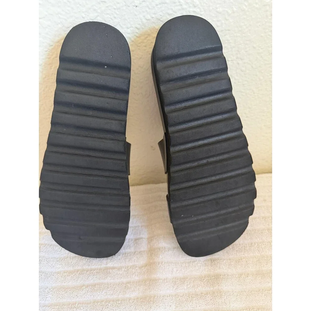 Reef Womens Blaxl Double Strap Platform Slide Sandals Size 9